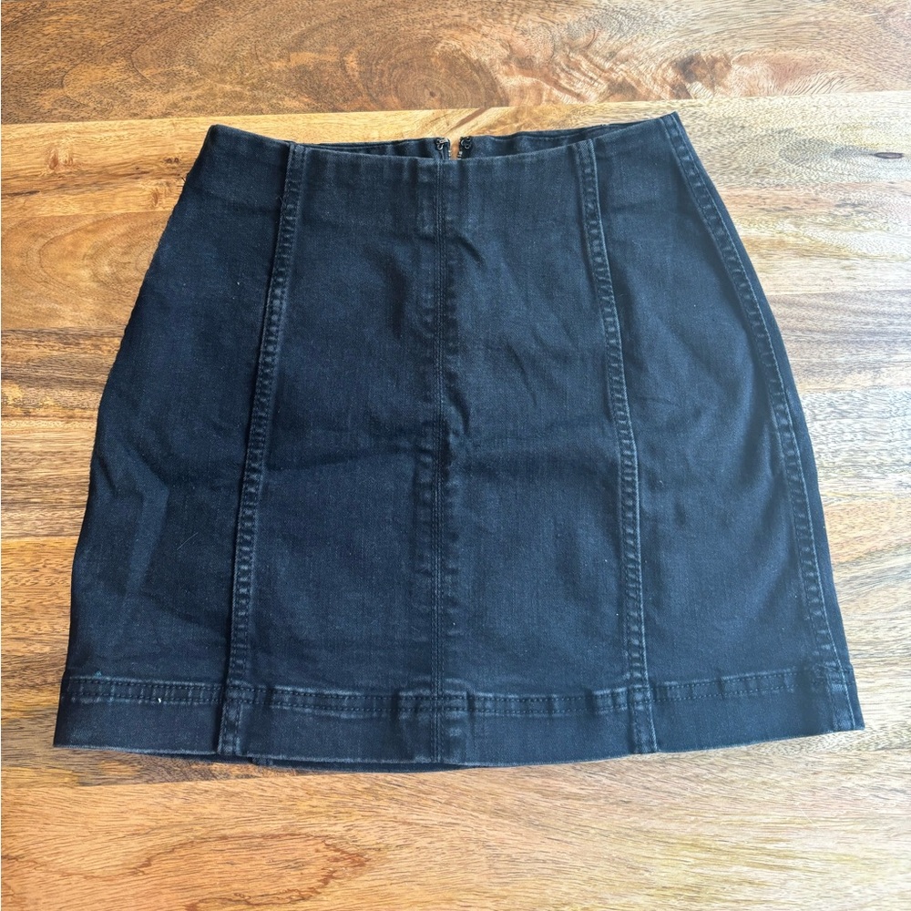 Wild Fable Black Denim Skirt